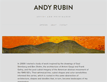 Tablet Screenshot of andyrubin.com